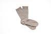 Chaussette, taupe, homme, jambes, sensibles, mi-mollet, maille, maille unie