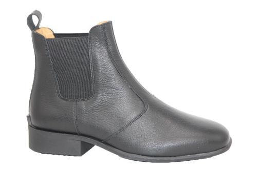Bottine, Boots, confort, noir, équitation, élastique, cuir