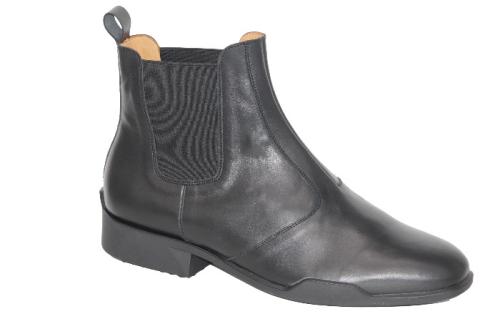 Bottine, Boots, Noir, confort, équitation, élastique, cuir, homme
