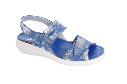 Sandale, AD2179 H, bleu, orthophédiques, pieds sensibles, femme, adour